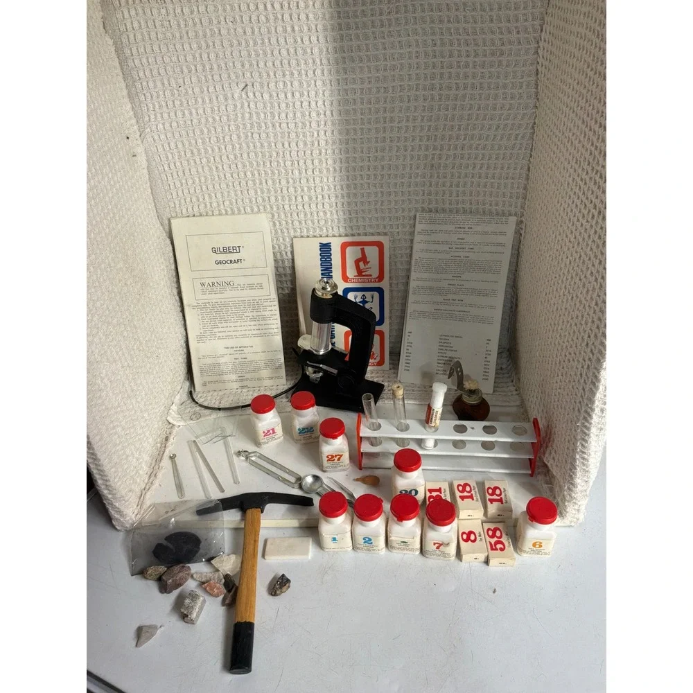 Vintage Unisex Gilbert Tri Lab Pak Science Set OS Multi Color